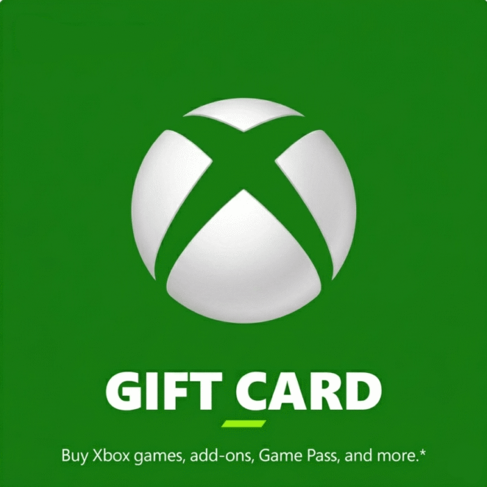 XBOX GIFT CARD XBOX GIFT CARD